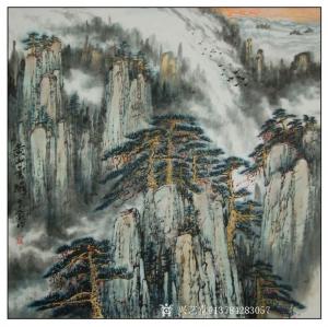 艺术品图片：艺术家13784283057国画作品名称《《白云悠悠长木寿》》价格900.00 元