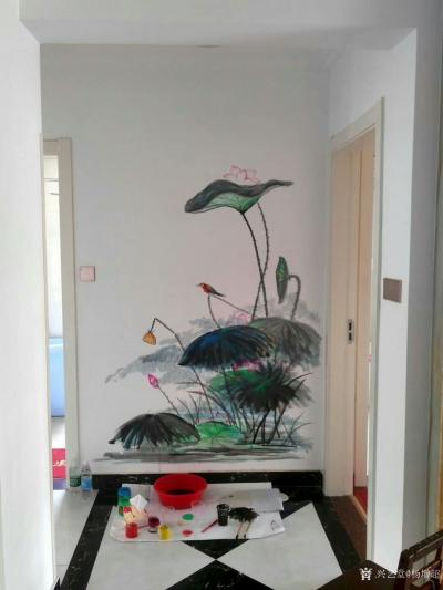 杨增超日记-五一节墙画创作中……【图3】