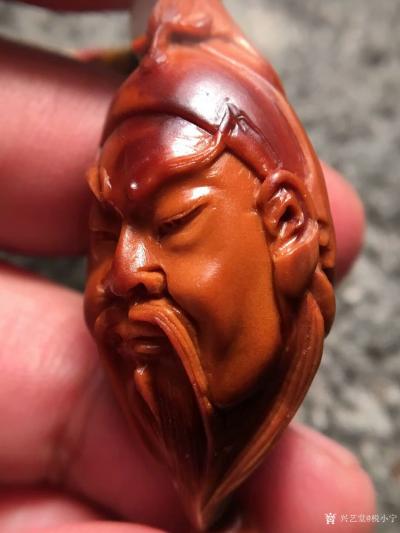 税小宁日记-笔直超长核【忠义千秋】尺寸2.2*4.1cm。精工，刀工干净细腻。做工传神，正义【图2】