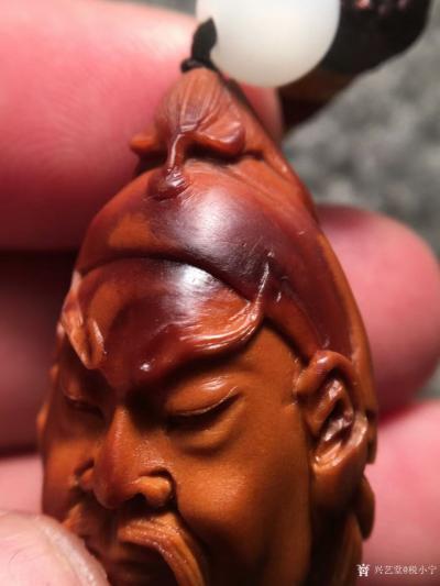 税小宁日记-笔直超长核【忠义千秋】尺寸2.2*4.1cm。精工，刀工干净细腻。做工传神，正义【图6】
