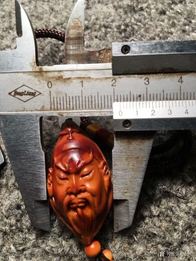 税小宁日记-笔直超长核【忠义千秋】尺寸2.2*4.1cm。精工，刀工干净细腻。做工传神，正义【图7】