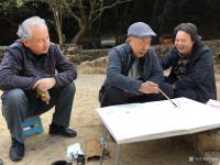 艺术家叶仲桥生活:近日李照东大师来电叫我参加他在深圳的画展，中国国画院岭南分院【图1】