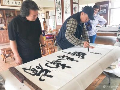叶仲桥生活-近日李照东大师来电叫我参加他在深圳的画展，中国国画院岭南分院王院长也发来了邀请函【图4】