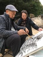 艺术家叶仲桥生活:近日李照东大师来电叫我参加他在深圳的画展，中国国画院岭南分院【图4】