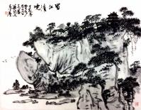 艺术家龚光万日记:回望·丁酉一一 山水画 《蜀江清晓》 《清溪垂钓》等九帧【图3】