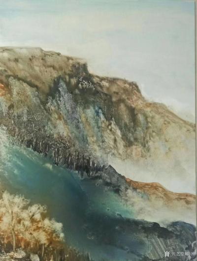 陈刚日记-新的技法，未干，待续。【图1】