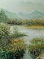 艺术家陈刚日记:新的技法，未干，待续。【图1】