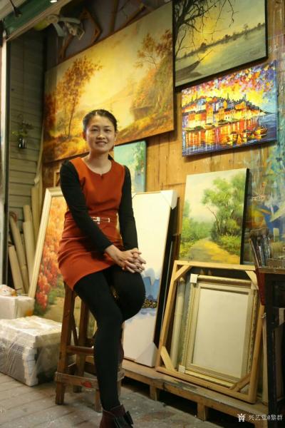 黎群生活-与我的作品合影【图2】