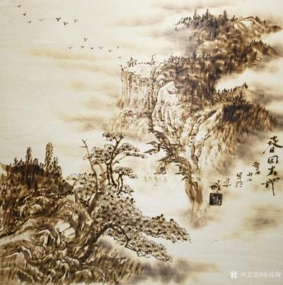 孙传海日记-原创烙画艺术作品山水画《松涛》《春回大地》《江南春》
  贵州省贵阳市孙传海烙【图2】