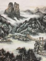 艺术家刘应雄日记:永州釆风写生作品《仙山神韵》九嶷山、三分石风光。刘应雄原创作【图3】