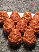 艺术家税小宁收藏:刚刚完工的八宝财神 尺寸2.1*2.4 一直是爆款 核色红润【图0】