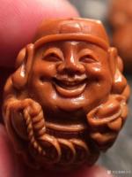 艺术家税小宁收藏:刚刚完工的八宝财神 尺寸2.1*2.4 一直是爆款 核色红润【图1】