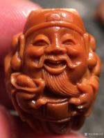 艺术家税小宁收藏:刚刚完工的八宝财神 尺寸2.1*2.4 一直是爆款 核色红润【图3】