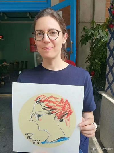 刘晓宁收藏-分享漫画现场速绘大师落子大少作品。
画皮容易难画骨，落子老师的画，美到骨子里。【图8】