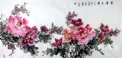 乔荣英日记-国画牡丹《花开富贵》6幅，供大家欣赏
 知人于心，无须言尽，口中多留一点余地。【图4】