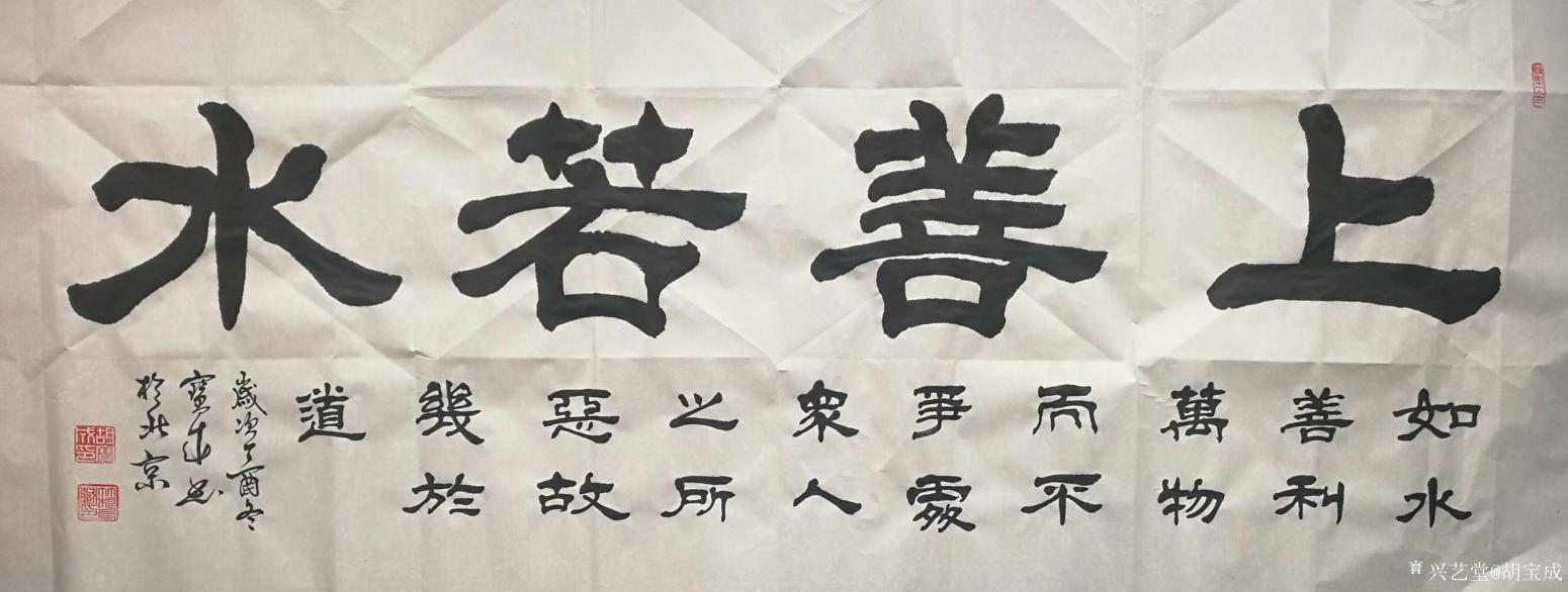 胡宝成书法作品《上善若水》【图0】