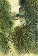 艺术家石广生日记:逢北大校庆，画“一塔湖图”（一塌糊涂）自乐。春到未明别样情。【图0】