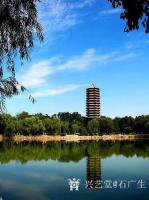 艺术家石广生日记:逢北大校庆，画“一塔湖图”（一塌糊涂）自乐。春到未明别样情。【图1】