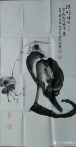 艺术品图片：艺术家陈建安国画作品名称《人物》价格1200.00 元