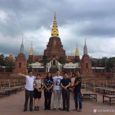 胡宝成生活-和上海昌圩生物有限公司董事长王硕，缅甸冯常海相聚西双版纳。【图6】