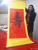 艺术家胡宝成日记:给缅甸掸邦特区主席彭家声书写寿联，装裱已寄【图2】