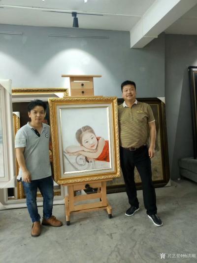 杨洪顺日记-岳阳武总为他心爱的孙姑娘订制两幅古典写实肖像油画，他要送孙姑娘一份人生很有纪念意【图1】