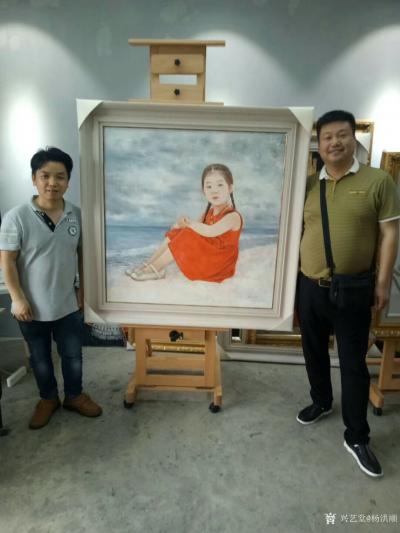 杨洪顺日记-岳阳武总为他心爱的孙姑娘订制两幅古典写实肖像油画，他要送孙姑娘一份人生很有纪念意【图2】