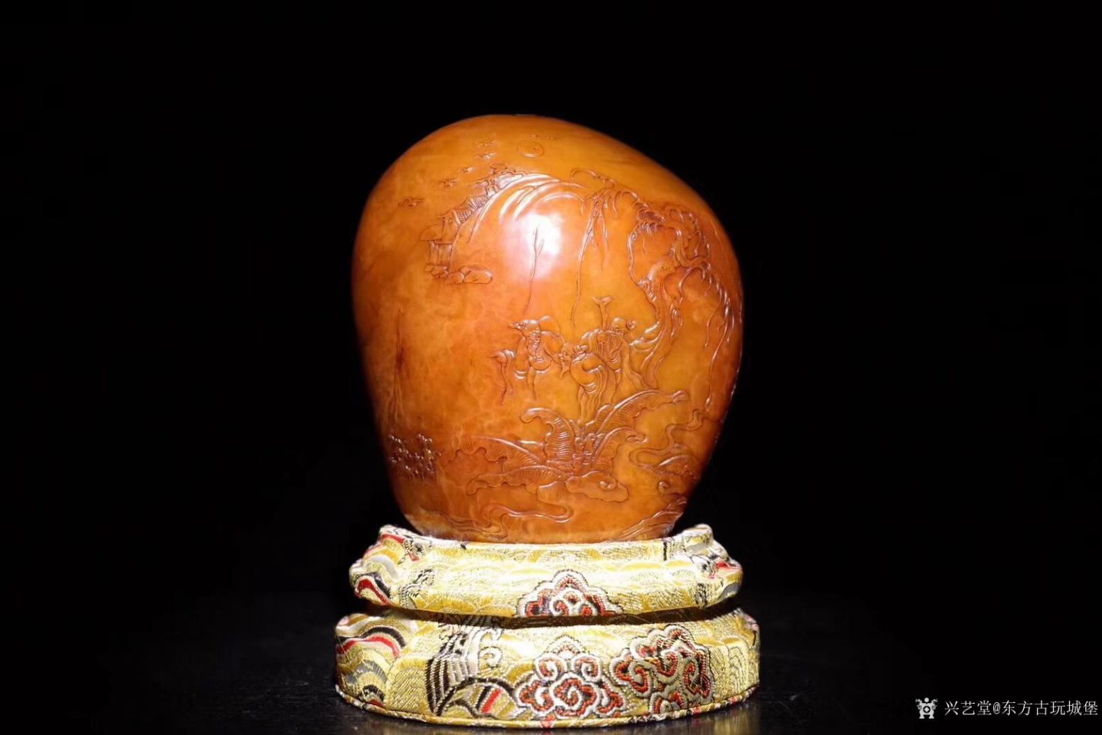 东方古玩城堡文玩杂项作品《田黄石雕》