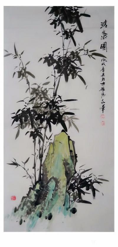 党文军日记-国画花鸟画竹系列作品《清气图》《清风高节》尺寸68*138cm
【竹】有着不一【图1】