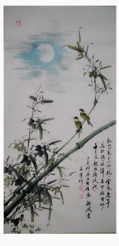 党文军日记-国画花鸟画竹系列作品《清气图》《清风高节》尺寸68*138cm
【竹】有着不一【图6】