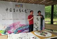 艺术家党文军生活:五一节期间，在爱和小镇•野外写生偶遇两位小朋友，竞给我讲起他【图4】