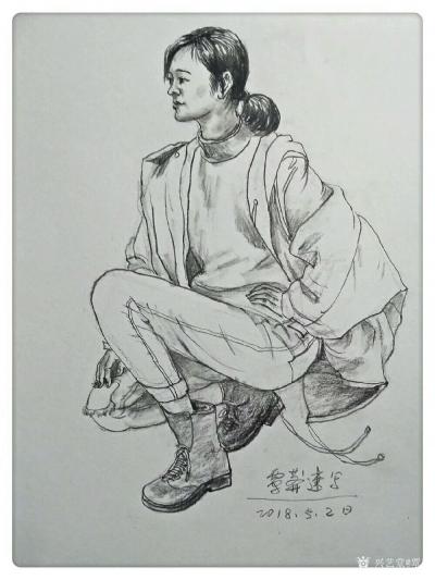 覃莽日记-有空就画画速写，覃莽的速写【图1】