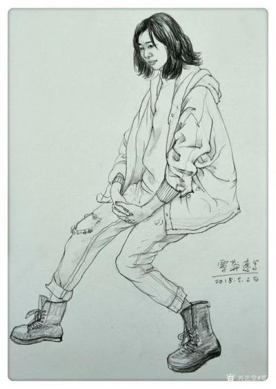 覃莽日记-有空就画画速写，覃莽的速写【图2】