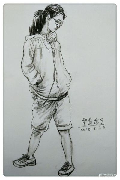 覃莽日记-有空就画画速写，覃莽的速写【图4】