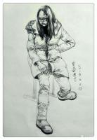 艺术家覃莽日记:形准的情况下，画得很轻松、很熟练、很随意、很自然，就很有美感【图0】