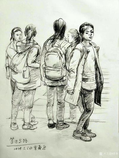 覃莽日记-形准的情况下，画得很轻松、很熟练、很随意、很自然，就很有美感。
一一覃莽的速写【图2】