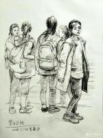 艺术家覃莽日记:形准的情况下，画得很轻松、很熟练、很随意、很自然，就很有美感【图1】