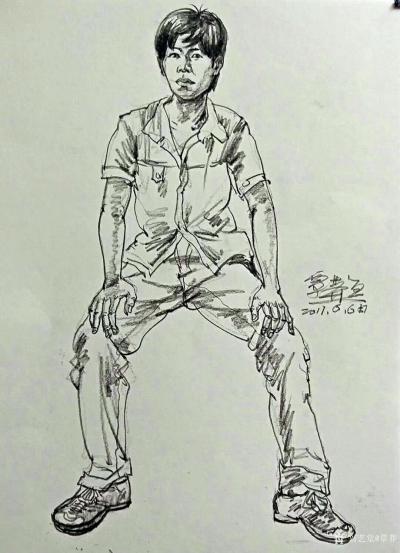 覃莽日记-形准的情况下，画得很轻松、很熟练、很随意、很自然，就很有美感。
一一覃莽的速写【图4】