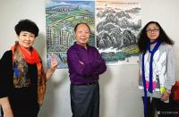 艺术家叶向阳生活:中宣部讲述中柬友好的纪录片《光阴的故事》，近日继续拍摄书画家【图5】