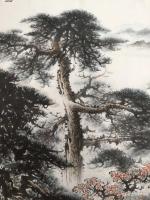 艺术家罗树辉日记:再画四尺《一叶轻舟万里途》。--“潮平两岸阔，风正一帆悬”。【图3】