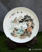 艺术家杨增超日记:奇石瓷画《彭祖》系列，部分已结缘，喜欢的欢迎联系
杨增超【图1】