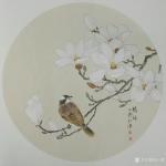 安士胜日志-国画《秋水净芙蕖》工外求写，写中寻工。
工笔花鸟画《畅神》【图2】