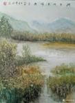 陈刚日志-国画山水画戊戌年新作《春风花草香》《湖光山色净无尘》《野渡无【图2】