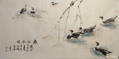 田君才日记-一组国画大写意荷花,【图2】