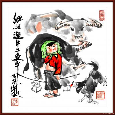 潘宁秋日记-童趣系列（一）
四尺八开34.5cmX34.5cm【图6】