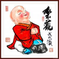 艺术家潘宁秋日记:童趣系列（二）
四尺八开34.5cmX34.5cm【图4】