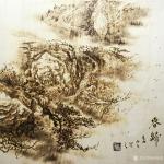 孙传海日志-烙画作品《春歸》
去年孤雁枯枝斜，
今春喜见吐嫩芽。
【图1】