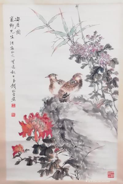 马曙光收藏-齊白石 花卉草蟲   132*46Cm     大家簡介百度可查
    錢松【图5】