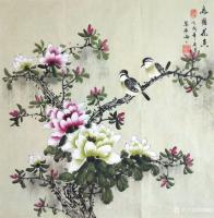 艺术家刘慧敏日记:国画花鸟画新作《鸟语花香》，系列《花香满堂》《满堂清香》，请【图0】