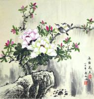 艺术家刘慧敏日记:国画花鸟画新作《鸟语花香》，系列《花香满堂》《满堂清香》，请【图1】